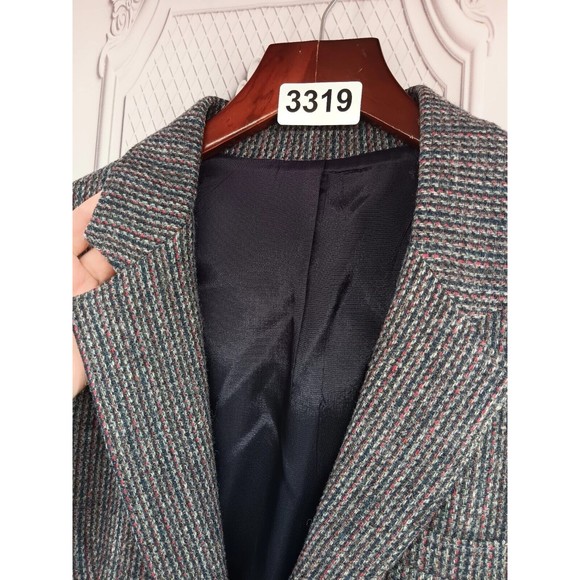 VTG EC Cross County‎ Fashions Womens 100% Pure Wool Blazer SZ 12 Navy Blue Lined - Picture 2 of 16